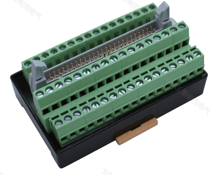 通用端子臺(tái)(歐式端子，50位MIL連接器)ST402N