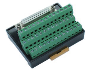通用端子臺(tái)(歐式端子，25位DB連接器)ST1A06